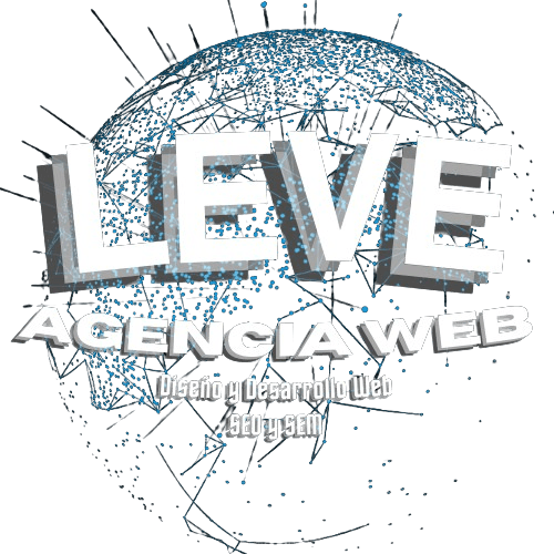 LEVE Agencia Web Logo en Blanco